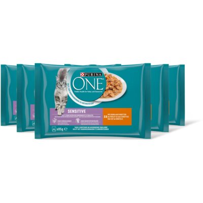 pdp-image-Purina ONE Sensitive met kip en wortels 5-pack