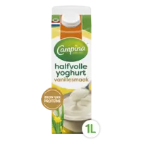 Campina Halfvolle yoghurt vanillesmaak