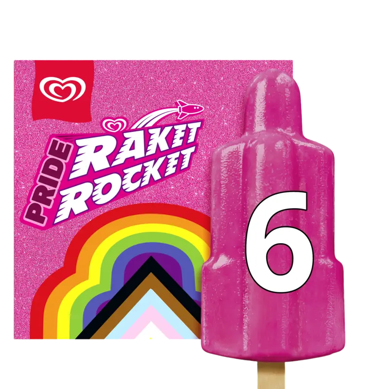 Ola Pride Raket 6 Stuks