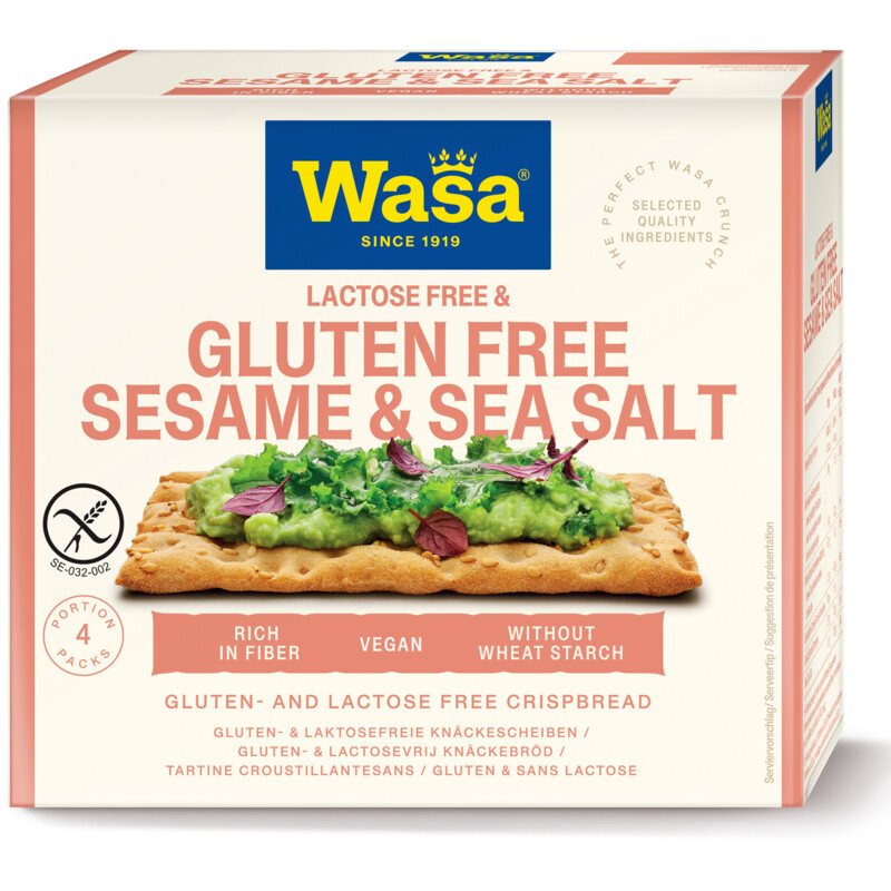 Een afbeelding van Wasa Sesame & sea salt glutenvrij