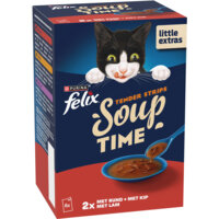 Een afbeelding van Felix Soup tender strips rund kip lam