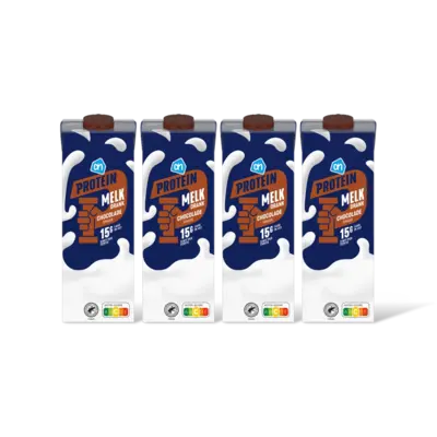 pdp-image-AH Protein melk drank chocolade smaak 4-pck