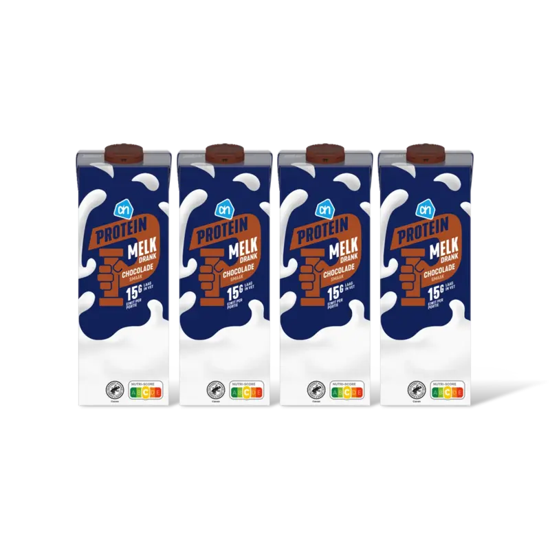 Protein melk drank chocolade smaak 4-pck