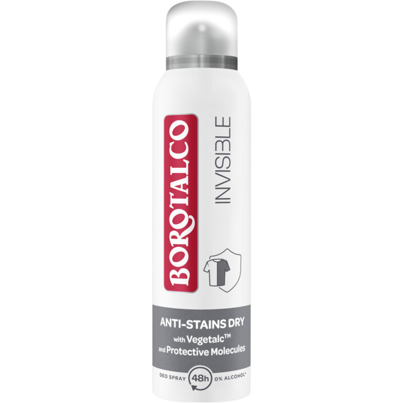 Een afbeelding van Borotalco Invisible deo spray
