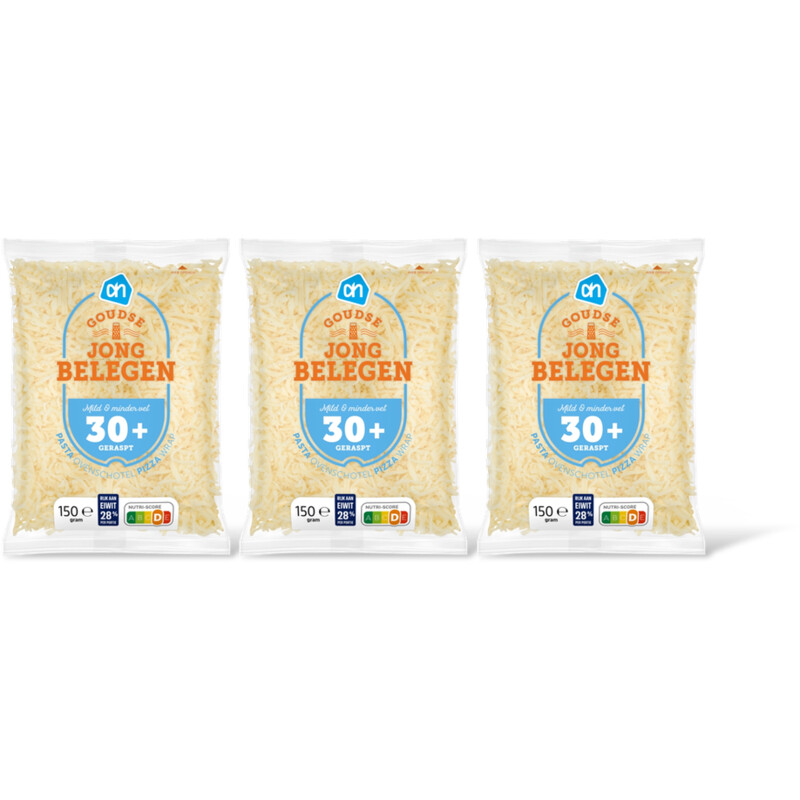 AH Goudse jong belegen 30+ geraspt 3-pack