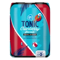 AH Tonic cranberry flavour zero 4-pack