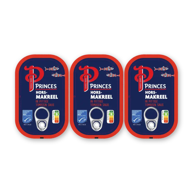 Princes Horsmakreel in tomatensaus 3-pack