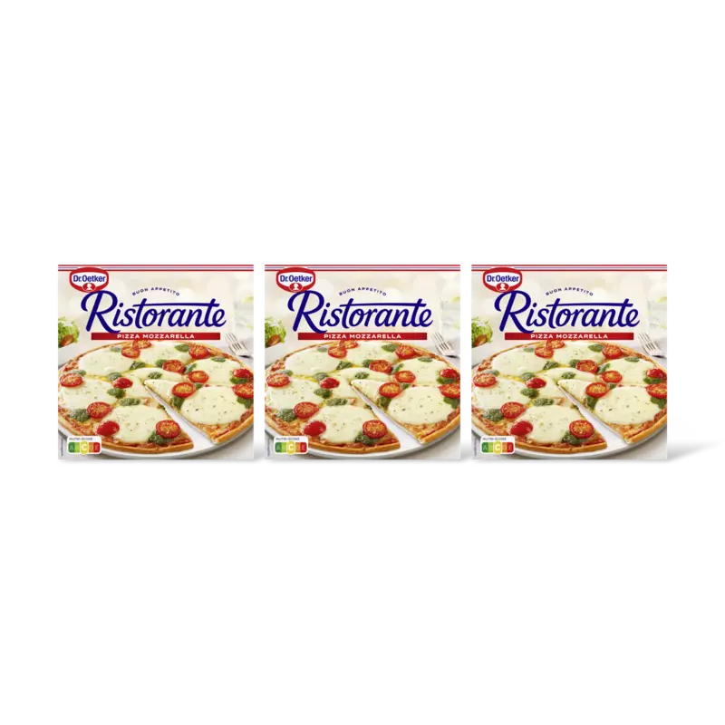 Dr. Oetker Ristorante pizza mozzarella 3-pack