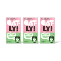 Oatly Matcha strawberry flavour 3-pack