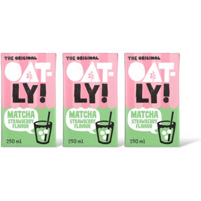 pdp-image-Oatly Matcha strawberry flavour 3-pack