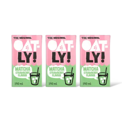 pdp-image-Oatly Matcha strawberry flavour 3-pack