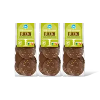 AH Flikken melkchocola hazelnot krokant 3pk