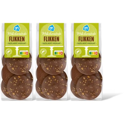 pdp-image-AH Flikken melkchocola hazelnot krokant 3pk