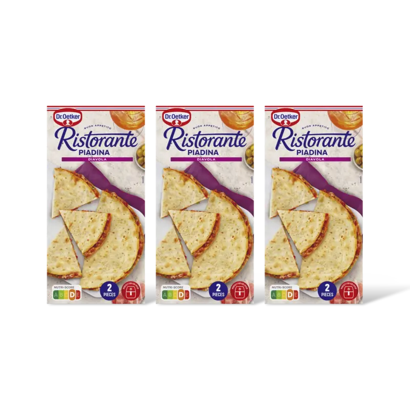 Dr. Oetker Ristorante piadina diavola 3-pack