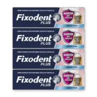 Fixodent Plus kleefpasta duo bescherming 4-pack
