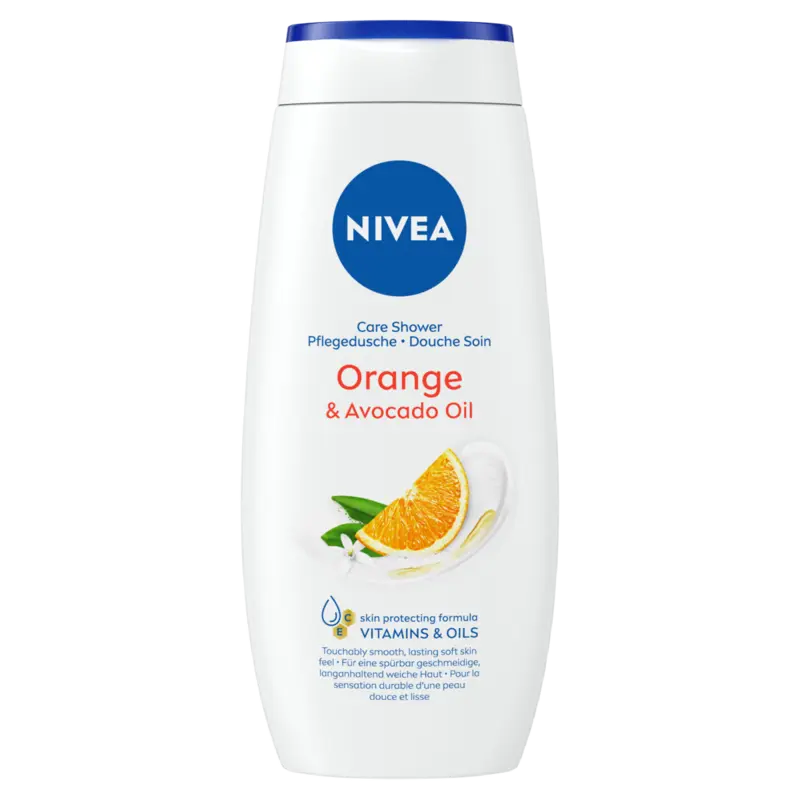 NIVEA Care shower orange & avocado oil