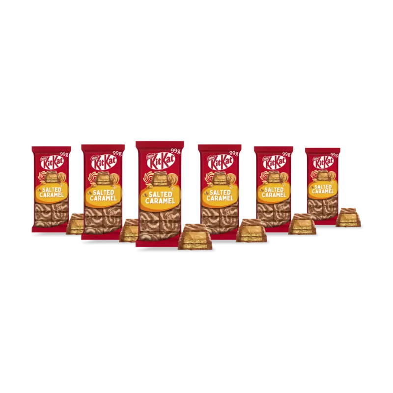 Melkchocoladereep salted caramel 6-pack