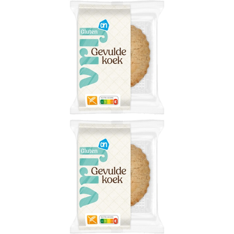Een afbeelding van AH Glutenvrij Gevulde koek 2-pack