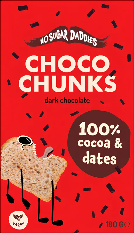 No Sugar Daddies Choco chunks dark chocolate