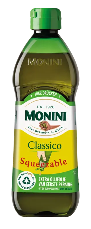 Monini Classico olijfolie knijpfles