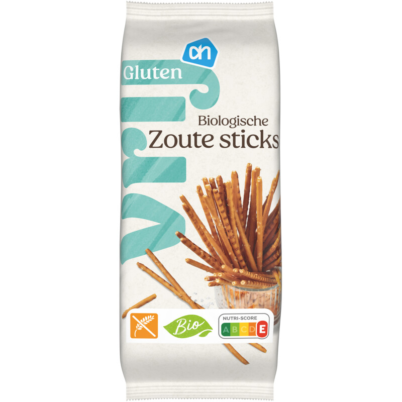 Een afbeelding van AH Glutenvrij Biologische zoute sticks