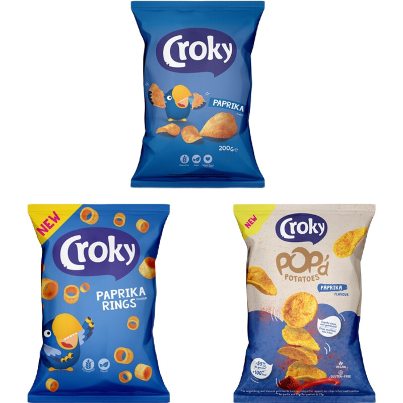 Een afbeelding van Croky paprika variatiepakket