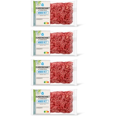 pdp-image-AH Rundergehakt minder vet 4-pack