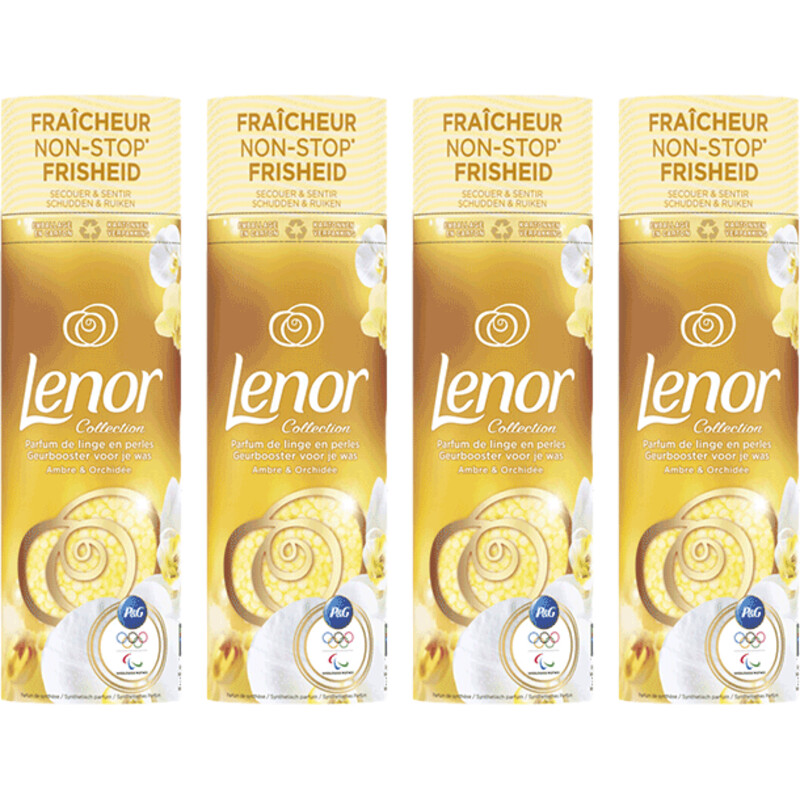 Een afbeelding van Lenor Geurparels Gouden Orchidee  4-pack