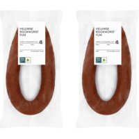 Een afbeelding van AH Veluwse rookworst fijn 2-pack