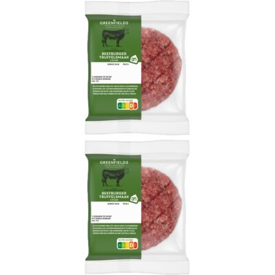 pdp-image-AH Greenfields Beefburger truffelsmaak 2 stuks 2-pack