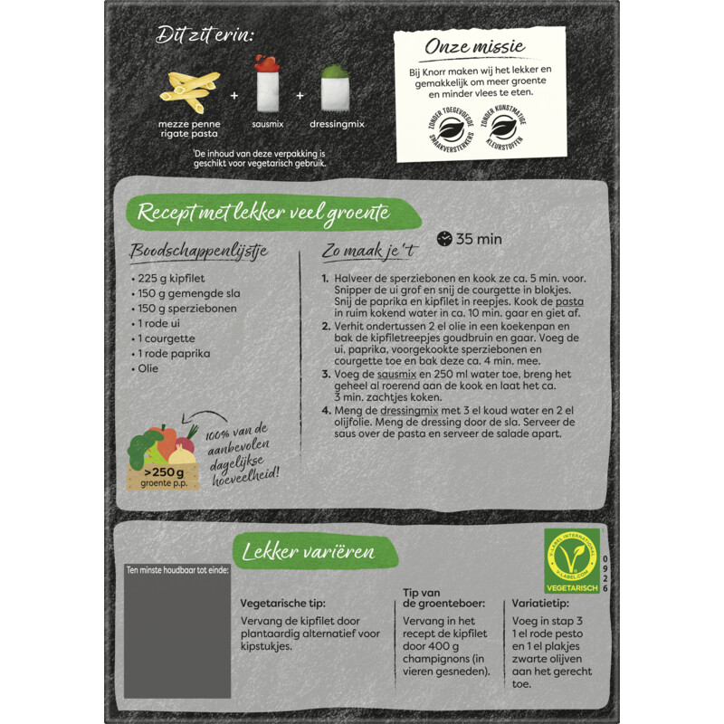 Een afbeelding van Knorr Tratorria kipfilet Toscana