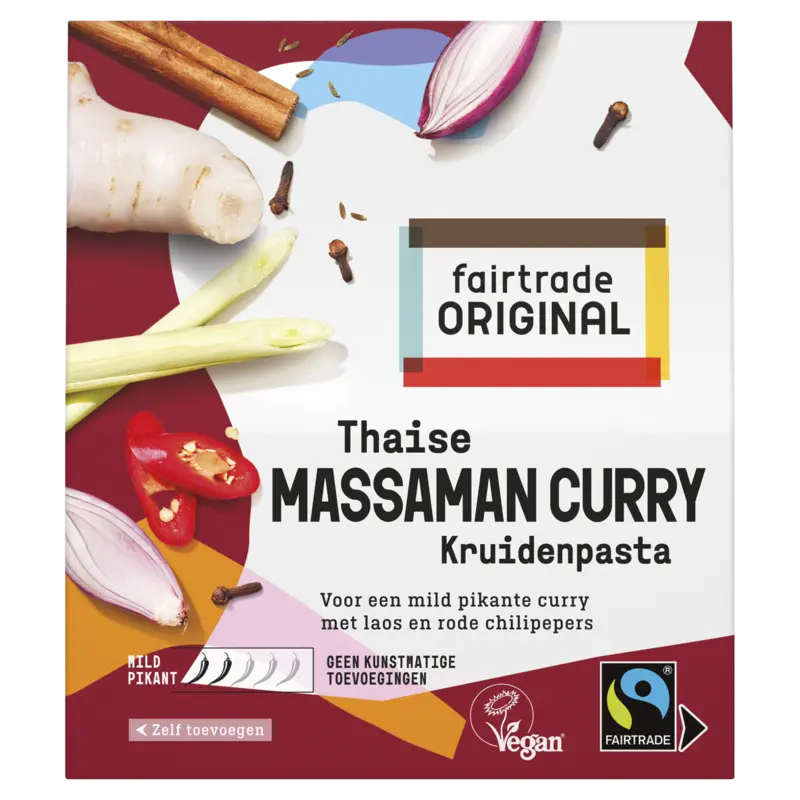 Fairtrade Original Kruidenpasta Thaise massaman curry