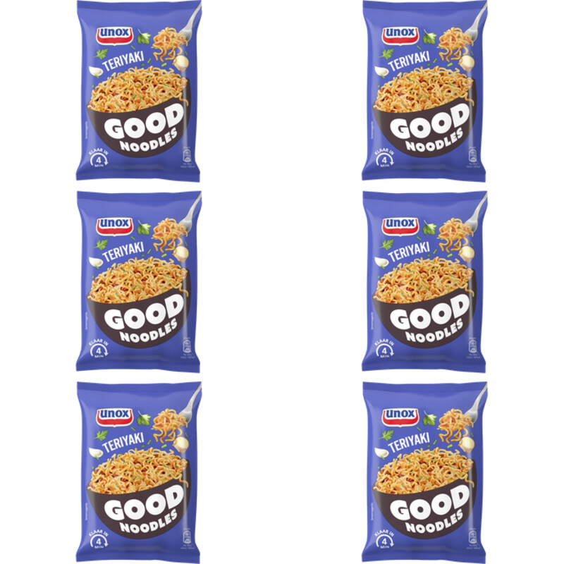 Unox Good noodles teriyaki 6-pack