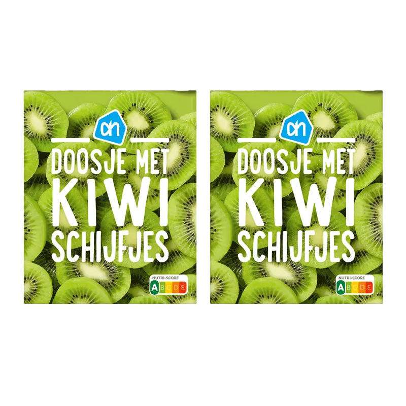 Doosje met kiwi schijfjes 2-pack
