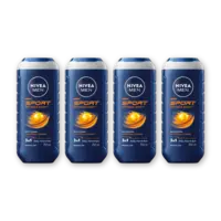 NIVEA Men sport fresh effect shower gel 4-pack