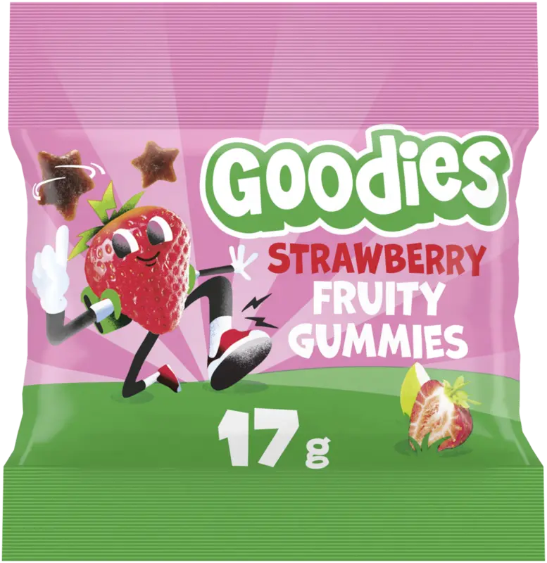 Strawberry fruity gummies