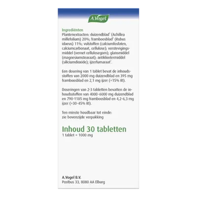 pdp-image-A.Vogel Menstruatie tabletten + ijzer