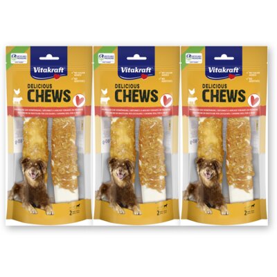 pdp-image-Vitakraft Delicious chews kauwrollen kip 3-pack