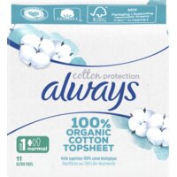 Always Organic cotton normal maandverband