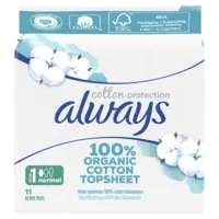 Always Organic cotton normal maandverband