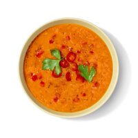 Een afbeelding van AH Verse soep paprika zoete aardappel