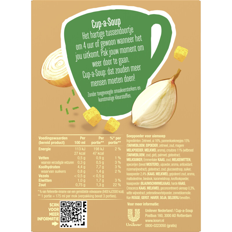 Een afbeelding van Knorr Cup-a-soup Franse ui
