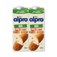 Alpro Bio almond no sugars 2-pack