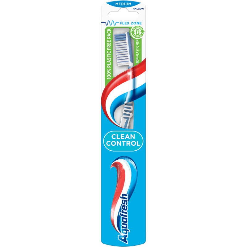 Een afbeelding van Aquafresh Clean control medium tandenborstel