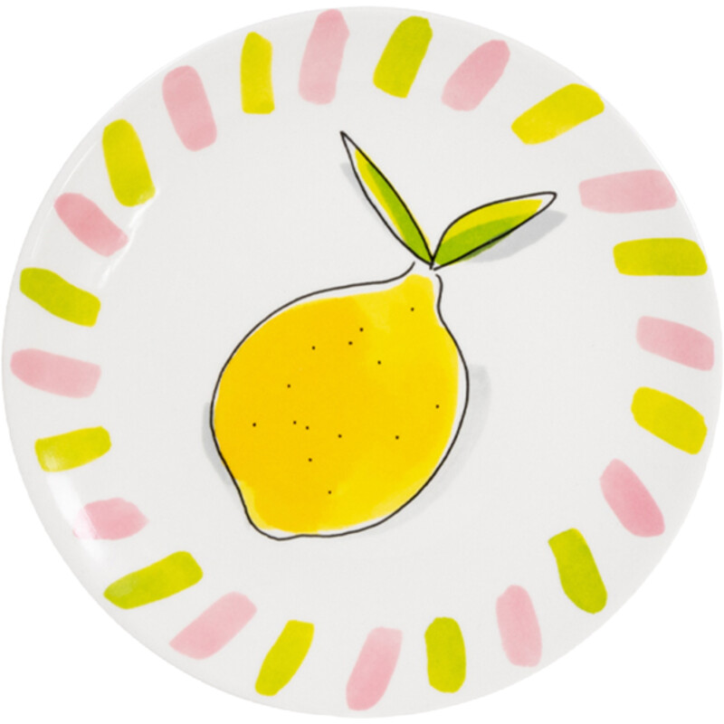 Een afbeelding van Blond Amsterdam Bord citroen 18cm