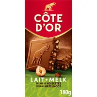 Côte d'Or Chocoladereep melk stukjes hazelnoot