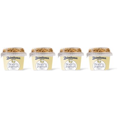 pdp-image-Zuivelhoeve Boer'n yoghurt vanille & muesli 4-pack