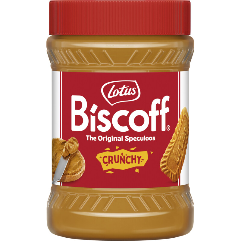 Een afbeelding van Lotus Biscoff Speculoos pasta crunchy