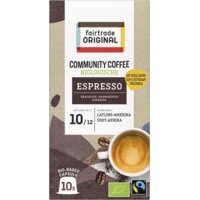 Een afbeelding van Fairtrade Original Community coffee espresso capsules