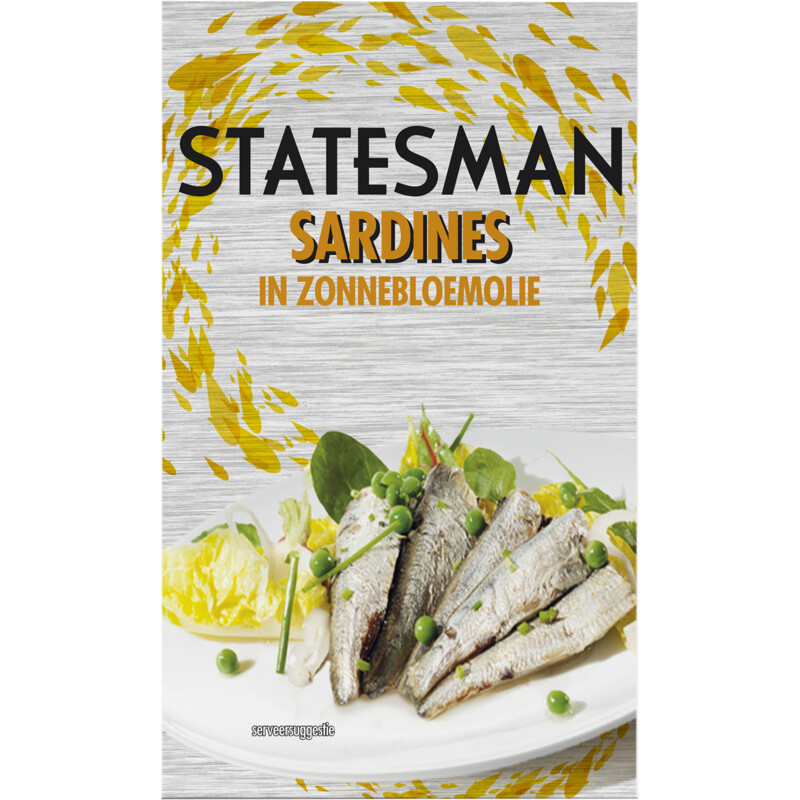 Statesman Sardines in zonnebloemolie